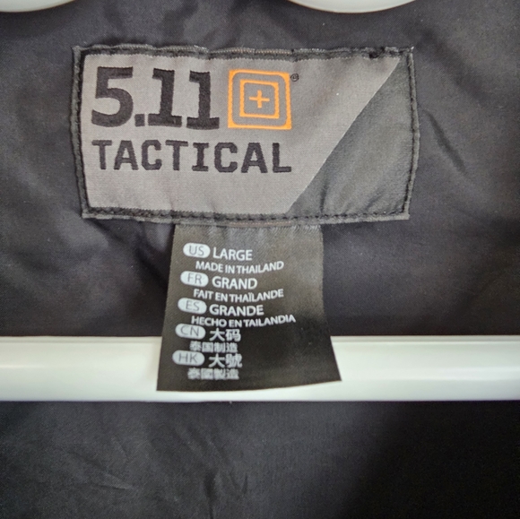 5.11 black bomber tactical jacket - Picture 2 of 3